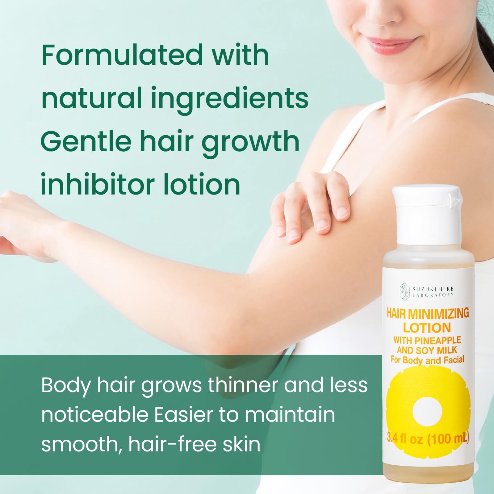 Amazon.com: SUZUKI HERB LABORATORY Hair Inhibitor Lotion, 3.52 FL